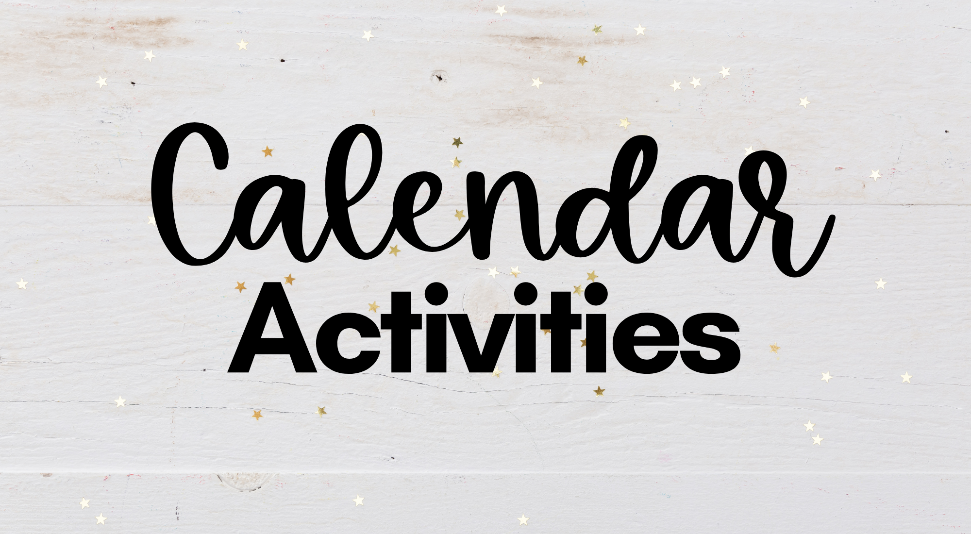 Calendar Activities