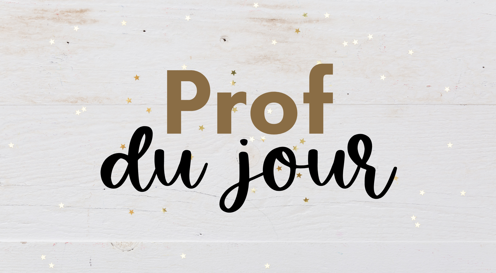 Prof du jour